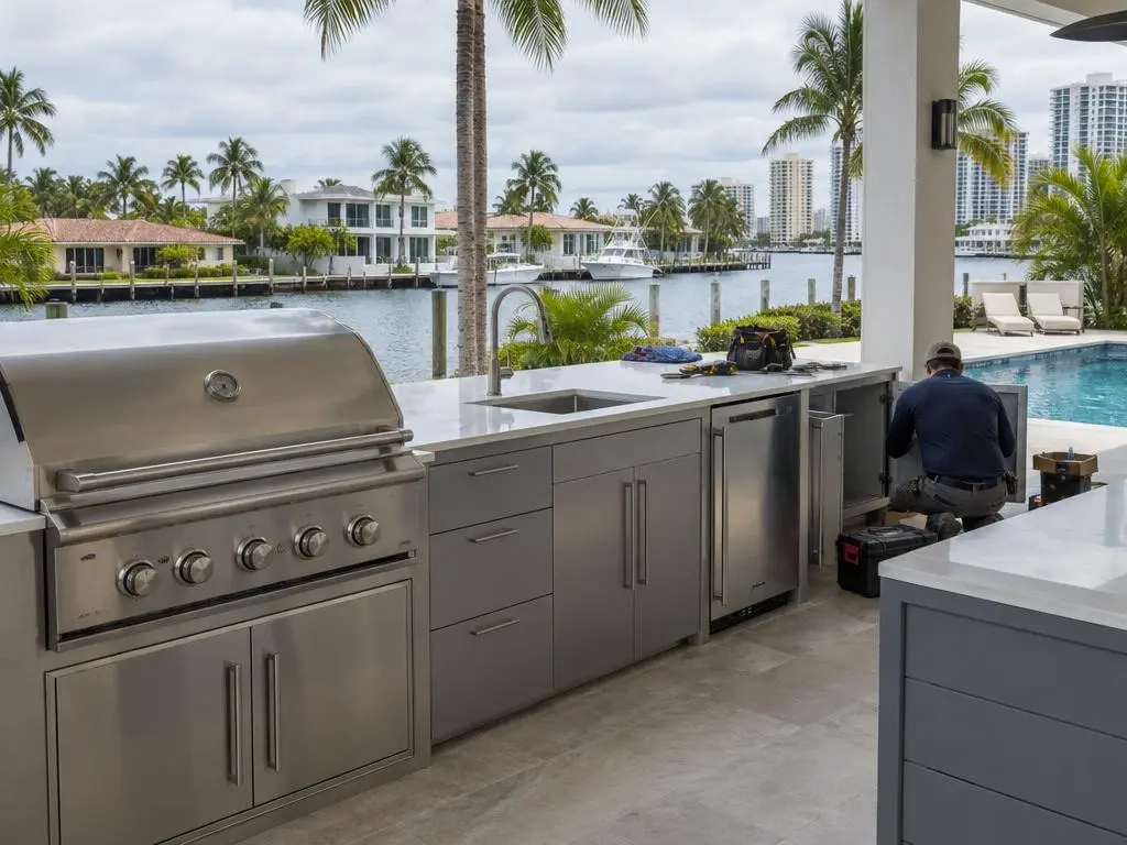 Outdoor Kitchen Cabinets in Fort Lauderdale, FL